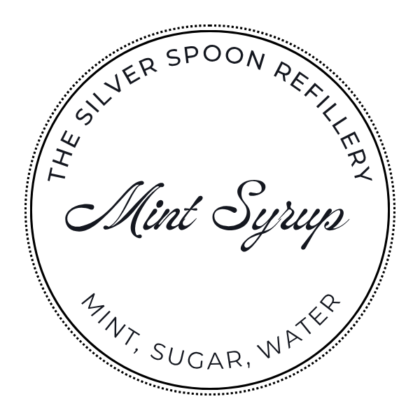 The Silver Spoon label for Mint Syrup